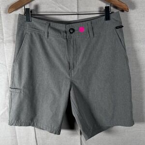 Pelagic High Performance Fishing Shorts Mens 30 Gray Hybrid Board Shorts 109605